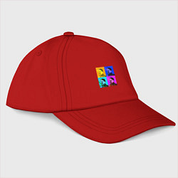 Бейсболка Color Stalin, цвет: красный