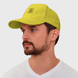 Бейсболка Retro hip hop music, цвет: желтый — фото 2