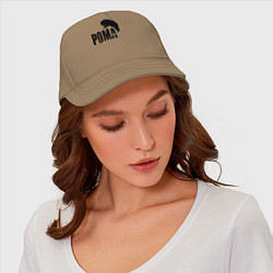 Бейсболка Рома и медведь, цвет: миндальный — фото 2