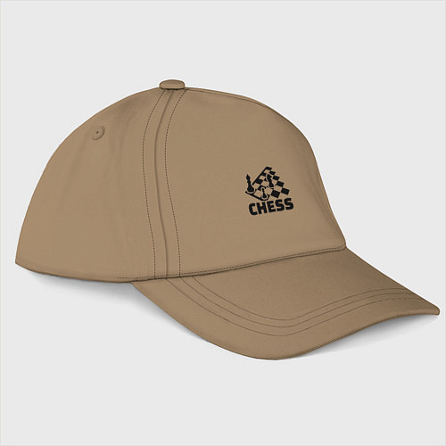 Бейсболка Chess game / Миндальный – фото 3