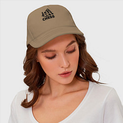 Бейсболка Chess game, цвет: миндальный — фото 2