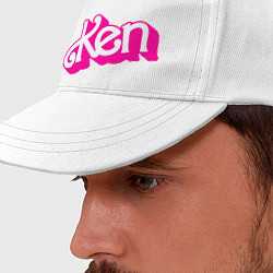 Бейсболка Логотип Кен, цвет: белый — фото 2