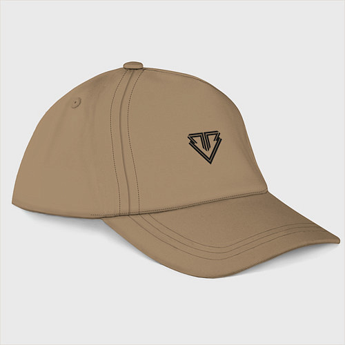 Бейсболка Big bang black emblem / Миндальный – фото 3