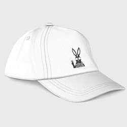 Бейсболка Stay cool rabbit, цвет: белый