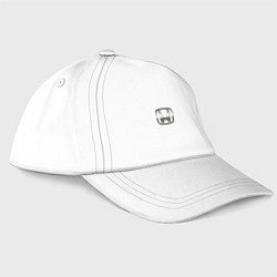 Бейсболка Honda sport auto silver, цвет: белый