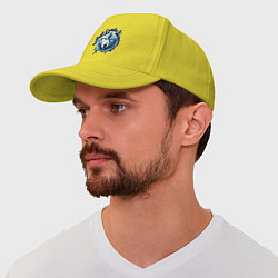 Бейсболка Полярный волк, цвет: желтый — фото 2