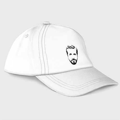 Бейсболка Гослинг / Белый – фото 3