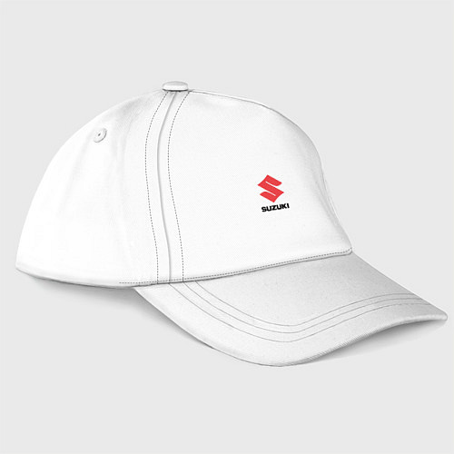 Бейсболка Suzuki brend auto / Белый – фото 3