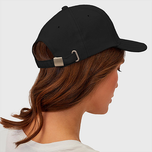 Бейсболка Мудрость и Печаль - Сэр Троглодит / Черный – фото 5