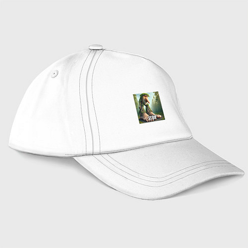 Бейсболка Егор брр брр патапим / Белый – фото 3
