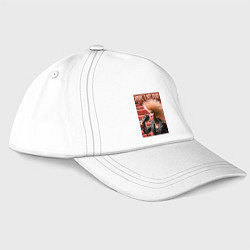 Бейсболка Barbies not dead - motto, цвет: белый