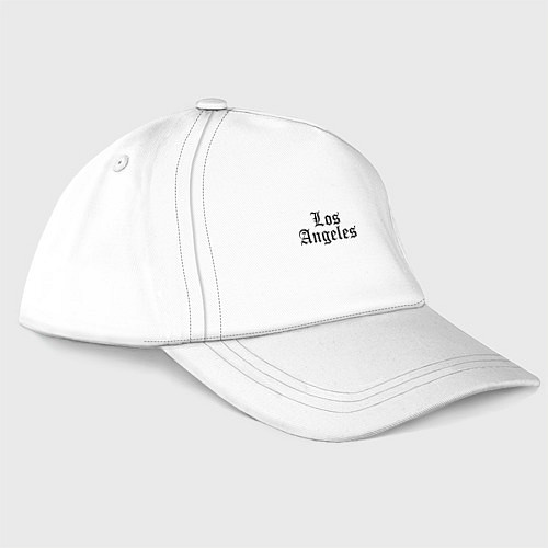 Бейсболка Los Angeles - California USA / Белый – фото 3