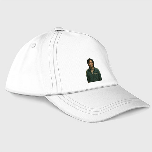 Бейсболка Грустный игрок 456 / Белый – фото 3