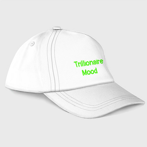 Бейсболка Trillionaire Mood / Белый – фото 3