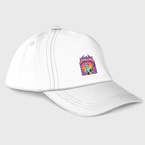 Бейсболка Bender is the thrash metal guitarist of the band F / Белый – фото 3