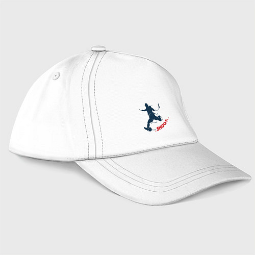 Бейсболка Футболист / Белый – фото 3