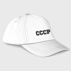 Бейсболка Родом из СССР, цвет: белый