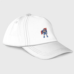 Бейсболка Кот космодесант вархаммер 40000, цвет: белый