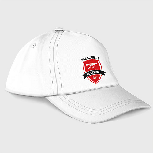 Бейсболка FC Arsenal: The Gunners / Белый – фото 3