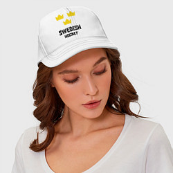 Бейсболка Swedish Hockey, цвет: белый — фото 2