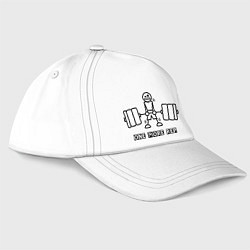 Бейсболка Ещё одно повторение, цвет: белый