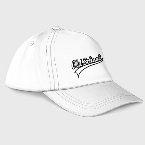 Бейсболка Oldschool / Белый – фото 3
