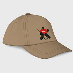 Бейсболка Хоккей Россия, цвет: миндальный