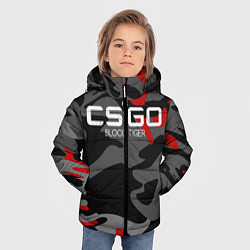 Куртка зимняя для мальчика CS:GO Blood Tiger, цвет: 3D-черный — фото 2