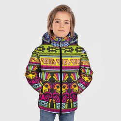 Куртка зимняя для мальчика Мексика, цвет: 3D-черный — фото 2