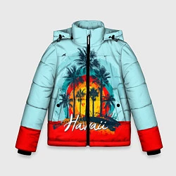 Куртка зимняя для мальчика HAWAII 6, цвет: 3D-черный