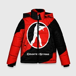 Куртка зимняя для мальчика CS:GO Red Style, цвет: 3D-красный