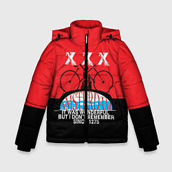 Куртка зимняя для мальчика Amsterdam t-shirt, цвет: 3D-черный