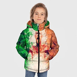 Куртка зимняя для мальчика Conor McGregor: Ireland, цвет: 3D-светло-серый — фото 2