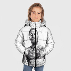 Куртка зимняя для мальчика Конор Макгрегор, цвет: 3D-черный — фото 2