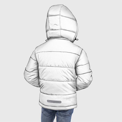 Зимняя куртка для мальчика Жизнь это игра / 3D-Светло-серый – фото 4