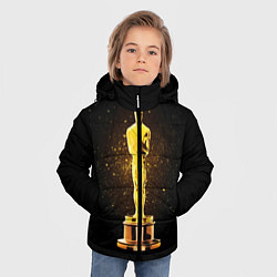 Куртка зимняя для мальчика Оскар, цвет: 3D-светло-серый — фото 2