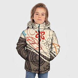 Куртка зимняя для мальчика Прованс, цвет: 3D-черный — фото 2
