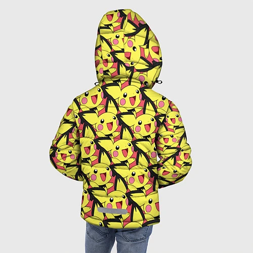 Зимняя куртка для мальчика Pikachu / 3D-Светло-серый – фото 4