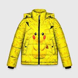 Куртка зимняя для мальчика Pikachu, цвет: 3D-красный