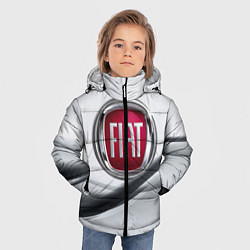 Куртка зимняя для мальчика FIAT, цвет: 3D-светло-серый — фото 2