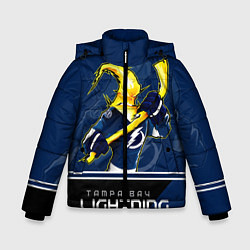 Куртка зимняя для мальчика Bay Lightning, цвет: 3D-красный