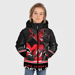 Куртка зимняя для мальчика New Jersey Devils, цвет: 3D-черный — фото 2