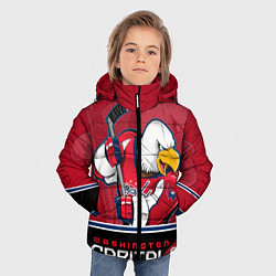 Куртка зимняя для мальчика Washington Capitals цвета 3D-черный — фото 2