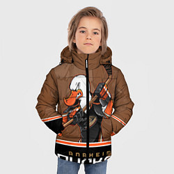 Куртка зимняя для мальчика Anaheim Ducks, цвет: 3D-светло-серый — фото 2
