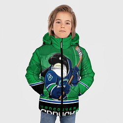 Куртка зимняя для мальчика Vancouver Canucks, цвет: 3D-светло-серый — фото 2