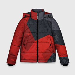 Куртка зимняя для мальчика CS:GO Evil Daimyo style, цвет: 3D-светло-серый
