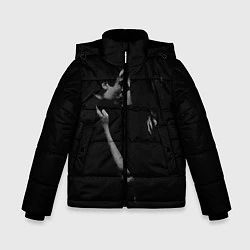 Куртка зимняя для мальчика Vampire Love, цвет: 3D-светло-серый