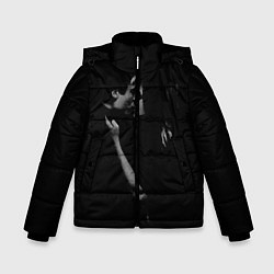 Куртка зимняя для мальчика Vampire Love, цвет: 3D-черный