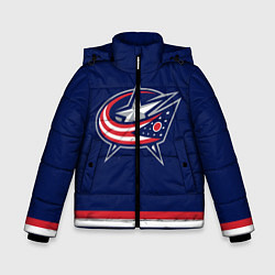 Куртка зимняя для мальчика Columbus Blue Jackets, цвет: 3D-красный