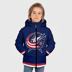 Куртка зимняя для мальчика Columbus Blue Jackets, цвет: 3D-черный — фото 2